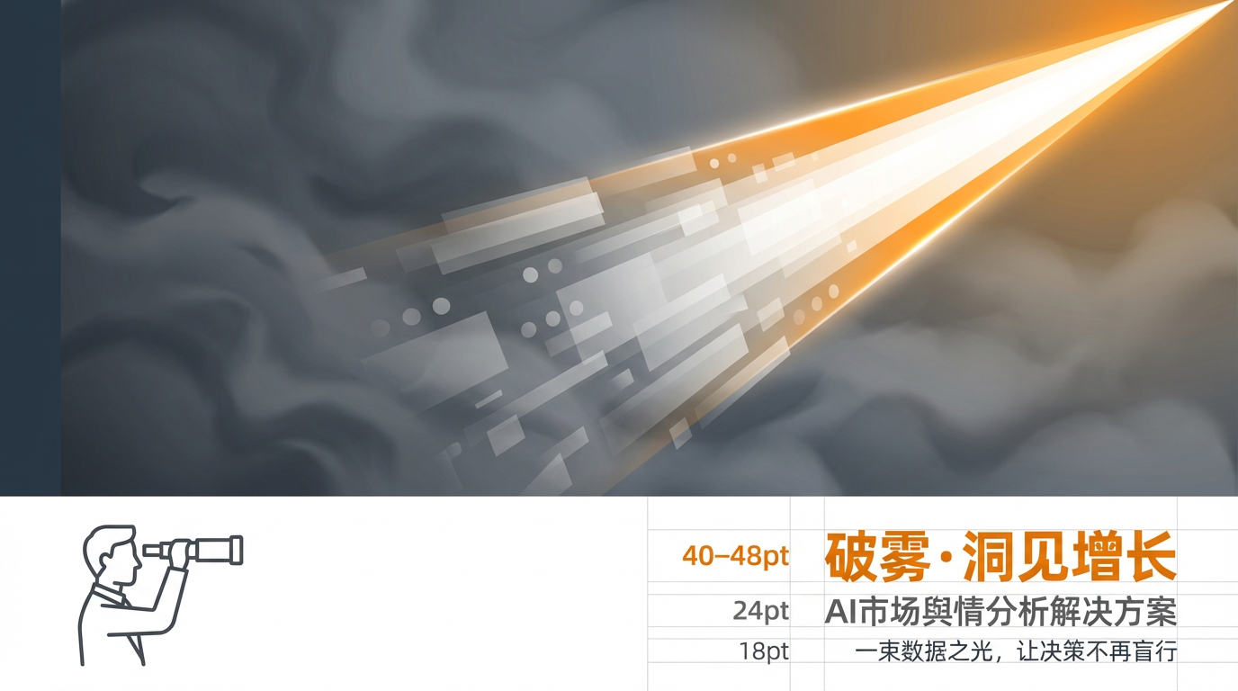 AI市场舆情分析示意图