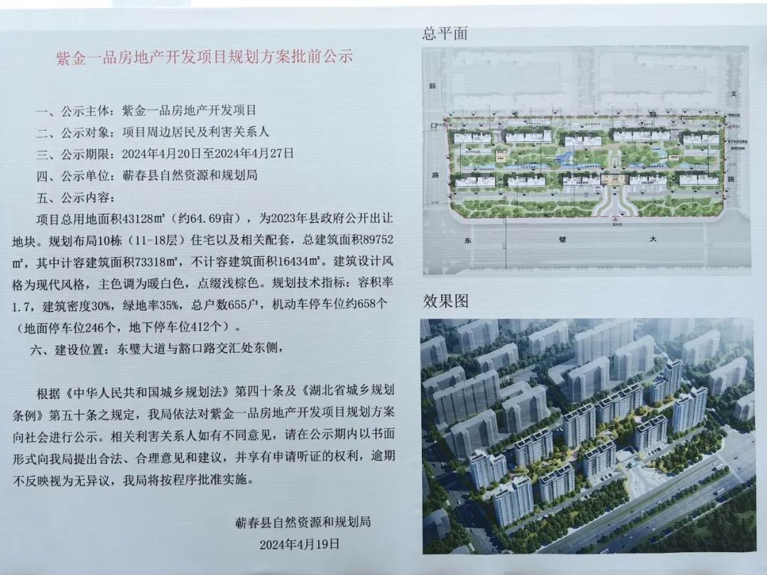 蕲春城南又一低密纯新盘 规划来了！-蕲春楼盘网