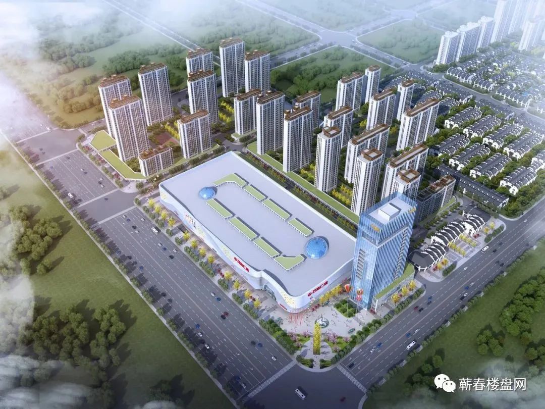 蕲春万达广场效果图(最终效果以相关部门审核为准)